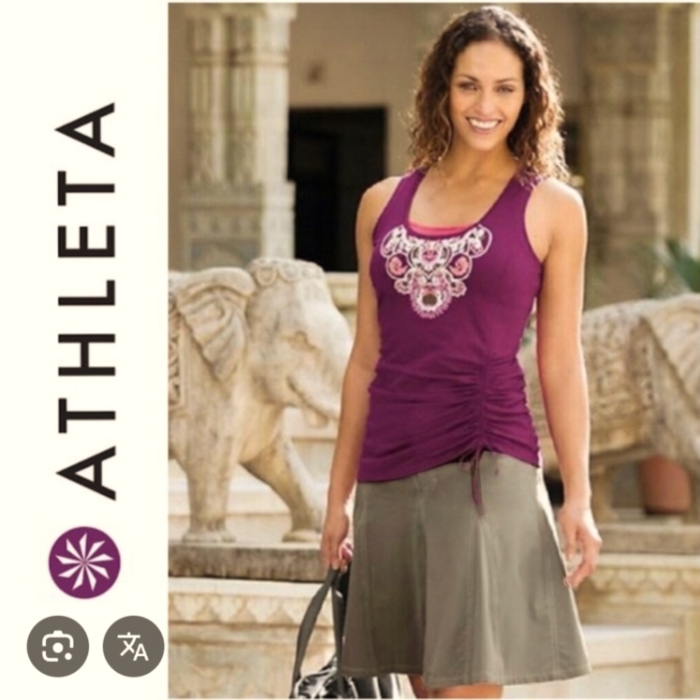 Athleta WHATEVER Pleated Skort Size 6